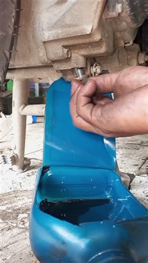 mechanical trick to open the oil drain bolt#tutorial #otomotif #reels