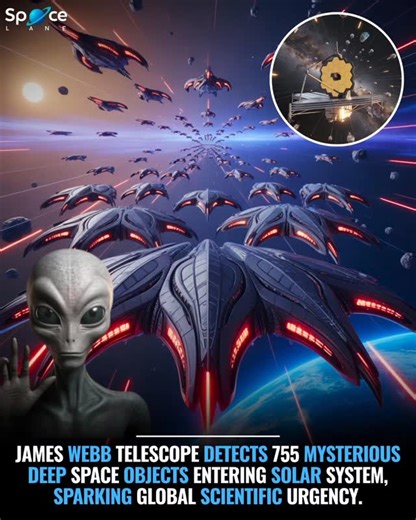 Richard Barnard on Instagram: "🚨 BREAKING DISCOVERY: 755 Unidentified Objects Detected Entering Our Solar System 🌌 Astronomers using the James Webb Space Telescope have reported something unprecedented — 755 mysterious objects entering our solar system from deep space. Unlike any known asteroids or comets, these bodies appear to move in coordinated clusters, with unusual heat signatures and compositions not found in our system. Scientists believe the objects are approaching from 
