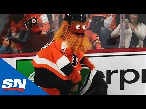 Gritty Fights Over A Dozen Goalies At Once And Quite Obviously Wins