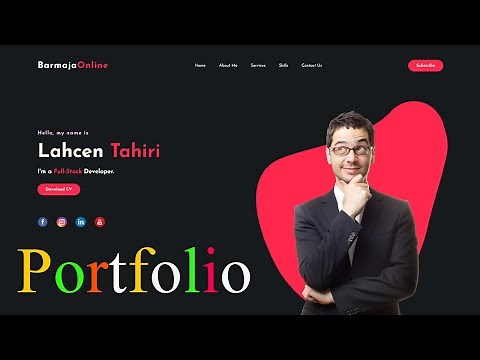 1/2 | HTML & CSS - انشاء موقع شخصي رائع باستخدام