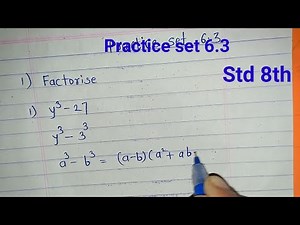 Practice set 6.3 class 8th maths