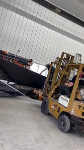 Adding one more giant @mantis.toolgrid to the north wall in the automotive section of the shop to balance things out with the giant one on the south wall 😁 | The Dusty Lumber Co.