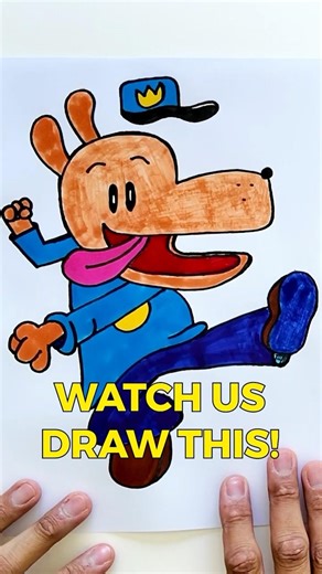 Dog Man Drawing 🐶✏️