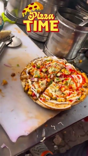 viral kyu nhi ho rahe hai #food #cornpizza #pizzarecipes #streetfood