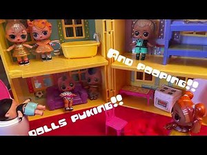 Lol dolls puking and pooping
