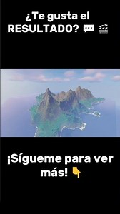 ¡Creando una GRAN ISLA en Minecraft con WORLDPAINTER! 🏝️ #minecraft #minecraftshorts #shorts