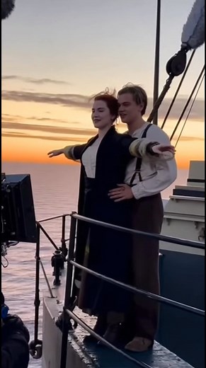 1.5M views · 26K reactions | jack and rose love❤️❤️  | Titanic BTS...