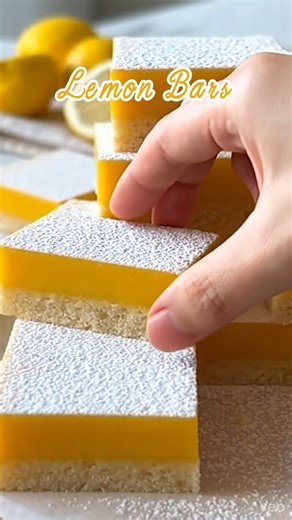 Classic Lemon Bars Ingredients: Shortbread Crust: - 2 1/2 cups all-purpose flour - 2/3 cup powdered sugar - 1/2 teaspoon salt - 12 tablespoons unsalted butter, melted Lemon Filling: - 3 cups granulated sugar - 3 tablespoons lemon zest - 1/2 cup all-purpose flour - 8 large eggs, room temperature - 1 cup fresh lemon juice For Topping: - Powdered sugar, for dusting Directions: 1. Preheat oven to 350°F (175°C). Line a 9x13-inch baking dish with parchment paper. 2. In a large bowl, whisk together 2 1