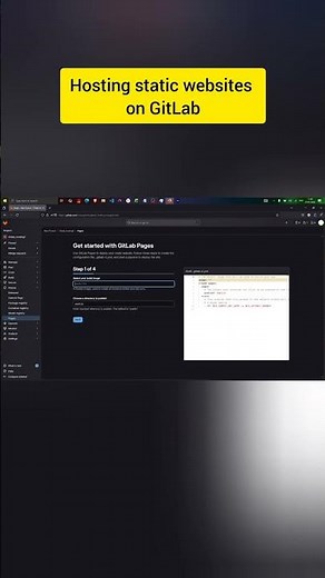 GitLab Pages Tutorial for Beginners. Static Website Hosting #GitLabPages #WebHosting