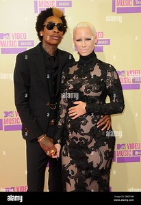 Wiz Khalifa and Amber Rose 2012 MTV Video Music Awards held at Staples Center - Arrivals Los Angeles California - 06.09.12 Stock Photo - Alamy