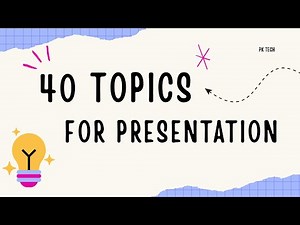 Top Topics For PPT Presentation | Best Presentation Topics | PPT Presentation Topics #ppt