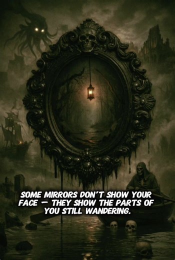 Some mirrors don’t show your face — they reveal the parts of you still wandering. A reflection on buried thoughts, untaken paths, and what feels missing. This introspective piece explores self-awareness, perception, and the quiet realization that reflection sometimes shows more than what’s on the surface. #reflection #eerie #conceptualdrift