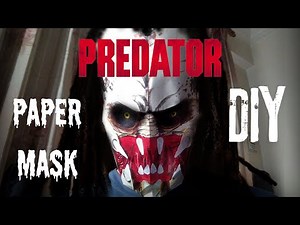 Make a Scary PREDATOR Mask from Paper | Halloween DIY Craft