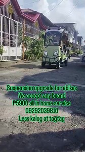 Suspension upgrade for ebikes Home service available We accept any brand ₱5900 all in home service 09292039810 #aviaebike #nwowemcgolf #luodaebike #nwowemc #GoSolarSmart #yonslandebike #swingarmupgrade #lesstagtag #bawaskalampag #emcgolf | MS Design and Fabrication