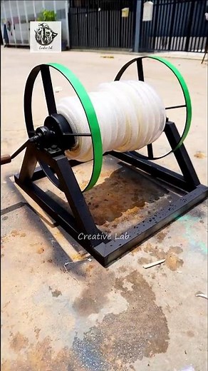 This DIY Hose Reel Will Make Your Yard Work So Much Easier! #shorts