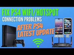 TOP TIP: How to Connect PS4 to Personal Hotspot/House WiFi (AFTER LATEST PS4 UPDATE 2020) WORKING!
