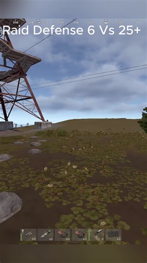 Raid Defense Against a 25 Deep Clan On Rust !🔥#RUST #FRENCH #SPANISH #CHINESE #RUSSIA #ENGLISH