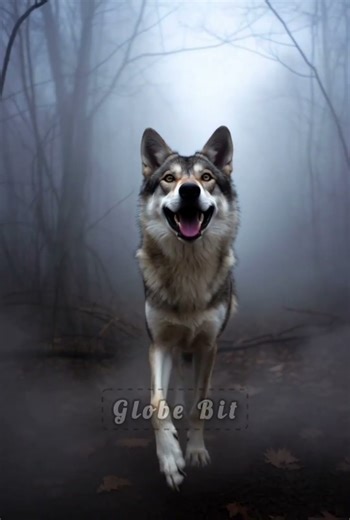 Foggy Forest Wolf Growling #Wildlife #Nature