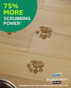 Ever wished your Swiffer could do *more*? NEW Swiffer Sweep + Mop Deluxe can, with a collapsible pole for easy storage and a locking head for easy scrubbing. | Swiffer | Facebook