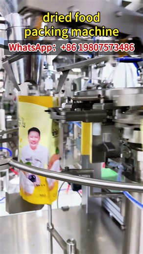 50g 100g 500g premade zipper bag dried food packing machine