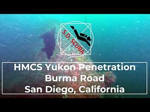 The HMCS Yukon Wreck | Deck 3 - Burma Road | Wreck Alley | San Diego | California