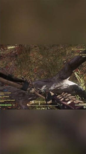 Fallout 76: Chasing 3-Star Enemies in the Woods! #shorts