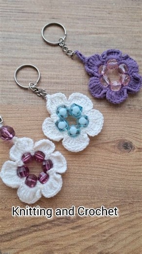 What number knitted keychain do you like? Can you rate please? 🙋‍♀️💛🦋🐞 #keychain #crochet #knitting | Knitting and Crochet
