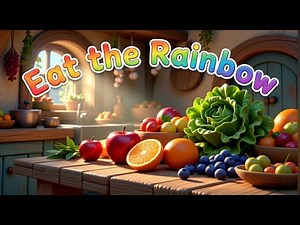 Yummy Healthy Food! 🍎🥦 Eat the Rainbow Song for Toddlers & Preschoolers | Fruits & Vegetables