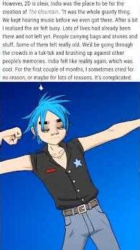 THE GORILLAZ ANIMATED BAND EXPLAIN WHY INDIA WAS MEANT TO BE FOR THE MOUNTAIN part 3