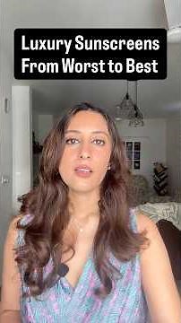 EXPENSIVE SUNSCREENS really worth your money? #honestreview #skincare #sunscreen #luxury