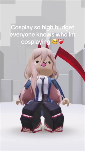 High Budget Chainsaw Man Cosplay in Roblox