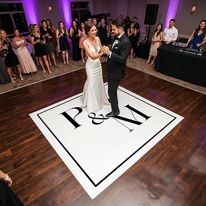 Custom Monogram Dance Floor Wrap: Wedding Reception Decoration - Etsy