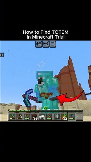 How to find TOTEM in Minecraft Trial #minecraft #minecrafttrial
