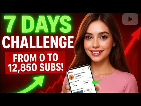 7 Day Shorts Challenge to 1K Subscribers LIVE – 5M+ Views Hack & Real Growth!