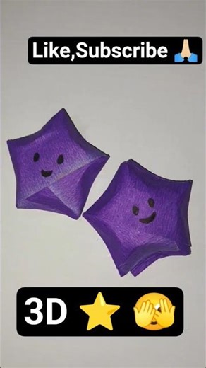 How to Make a 3D Paper Star (Easy Origami)