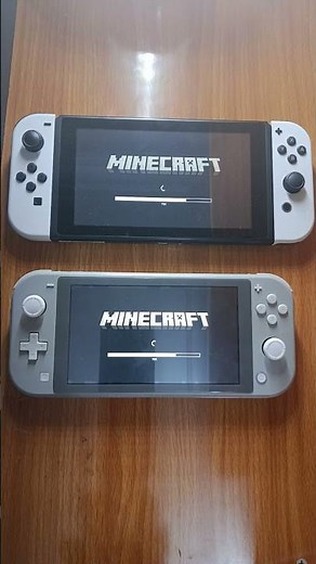 Minecraft Nintendo switch Vs lite