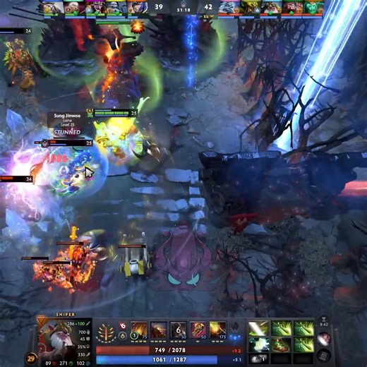 50K views · 139 reactions | 200% Evasion + Max Attack Speed Sniper Build in 7.39e Dota 2! #dota2 | DotaSpectre | Facebook