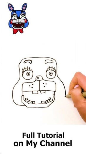 How To Draw Bonnie 🐰 Step by Step | FNAF Easy Drawing