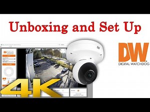 Digital Watchdog DWC-MVD8WiATW 4K Camera Review - DW MEGApix Vandal Ball - Part 1 Unboxing & set up