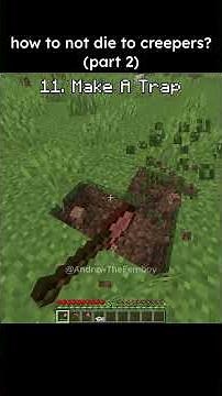 How To Avoid Minecraft Creepers? PART 2 #minecraft