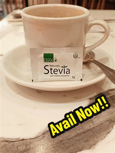 D2X Stevia: The Perfect Coffee Sweetener
