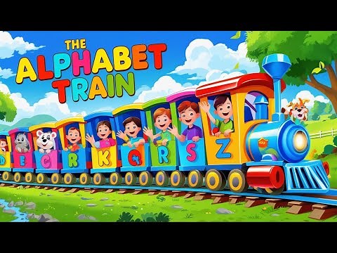 🚂🎵 "The Alphabet Train" - Fun ABC Song for Kids! Learn Letters A to Z! 🎶✨