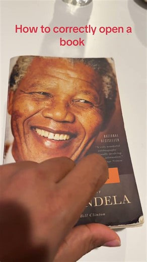 How to correctly open a book