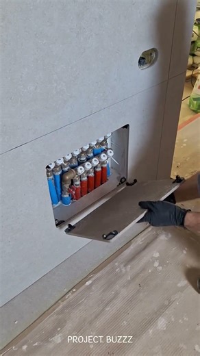 How to Build a Hidden Magnetic Access Panel That Nobody Can Find. #diy #interiordesign #tiling