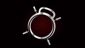 English Alphabet with Gym and Fitness Sign Logo Video Animation Stock Video - Video of strong, vector: 277278317