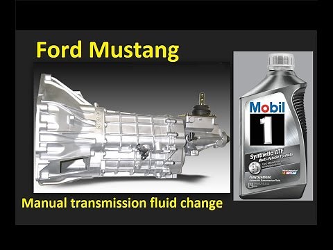 Manual Transmission Fluid change: Ford Mustang 1994-2004 and earlier fox. Liquido de transmision