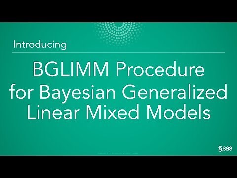 Introducing the BGLIMM Procedure for Bayesian Generalized Linear Mixed Models