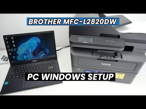 How to Wifi Setup the Brother MFC-L2820DW With Your PC Computer