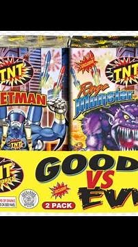 TNT Fireworks Good vs Evil