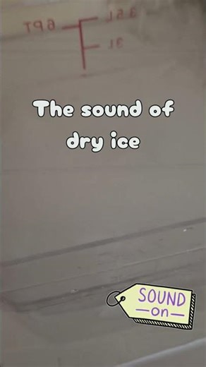 ❄️ ASMR Dry Ice #asmr #soundon